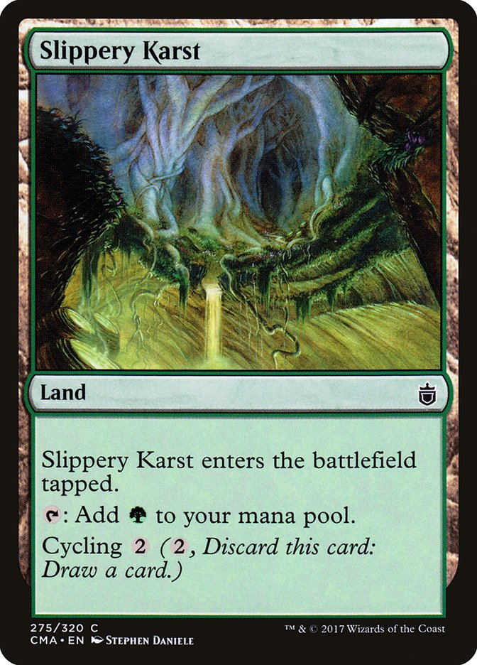 Slippery Karst [Commander Anthology] | Dragon's Lair Comics and Fantasy Houston TX