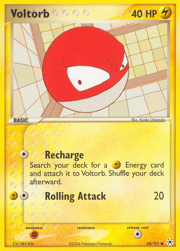 Voltorb (80/101) [EX: Hidden Legends] | Dragon's Lair Comics and Fantasy Houston TX