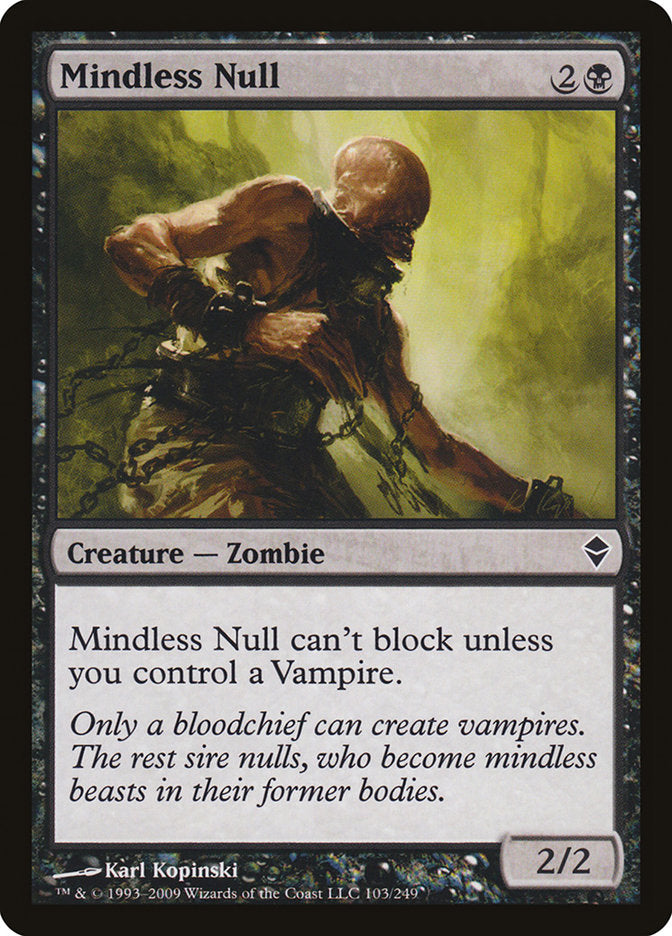 Mindless Null [Zendikar] | Dragon's Lair Comics and Fantasy Houston TX