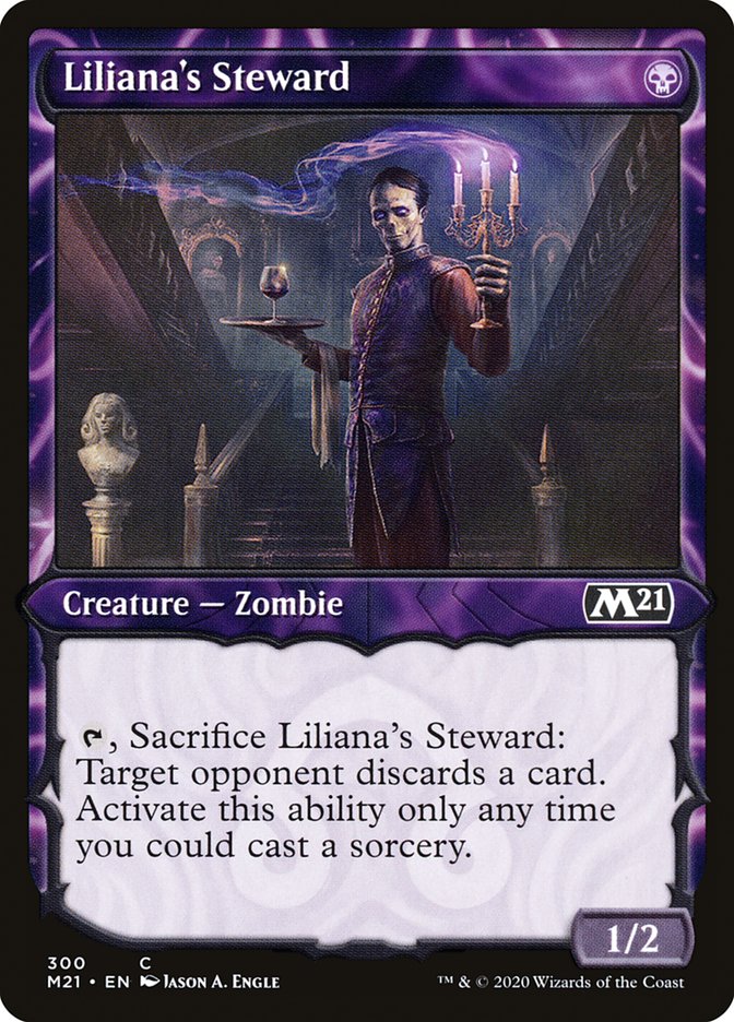 Liliana's Steward (Showcase) [Core Set 2021] | Dragon's Lair Comics and Fantasy Houston TX