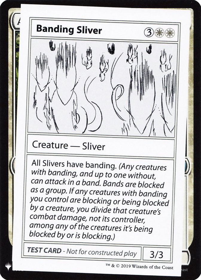 Banding Sliver [Mystery Booster Playtest Cards] | Dragon's Lair Comics and Fantasy Houston TX