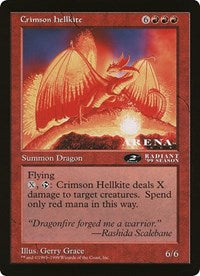 Crimson Hellkite (Oversized) [Oversize Cards] | Dragon's Lair Comics and Fantasy Houston TX