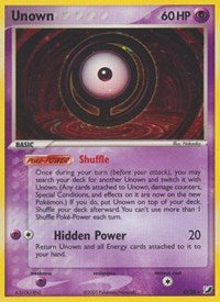 Unown (O) (O/28) [EX: Unseen Forces] | Dragon's Lair Comics and Fantasy Houston TX