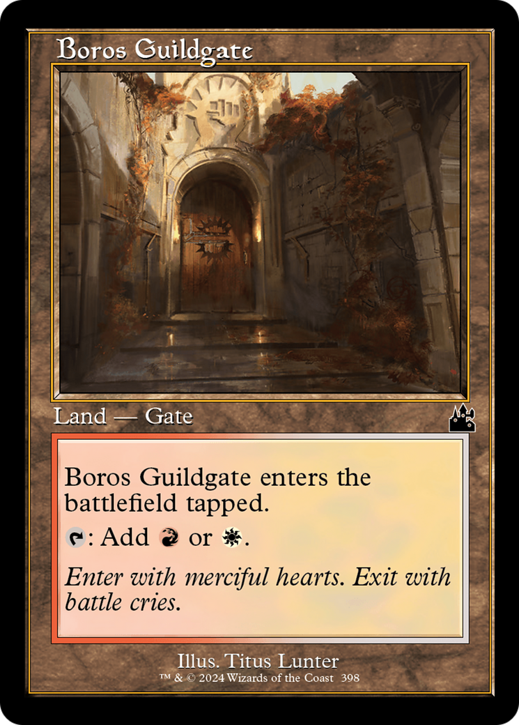 Boros Guildgate (Retro Frame) [Ravnica Remastered] | Dragon's Lair Comics and Fantasy Houston TX