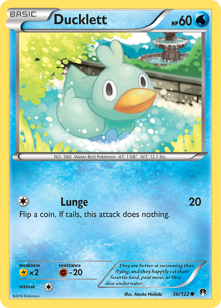 Ducklett (36/122) [XY: BREAKpoint] | Dragon's Lair Comics and Fantasy Houston TX