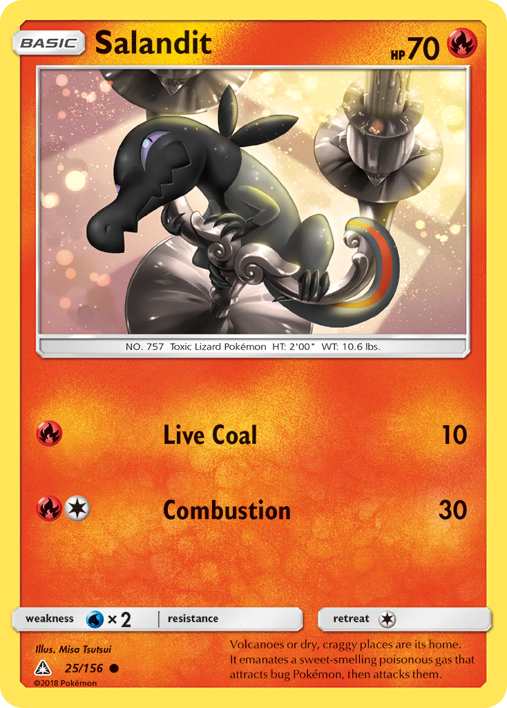 Salandit (25/156) [Sun & Moon: Ultra Prism] | Dragon's Lair Comics and Fantasy Houston TX