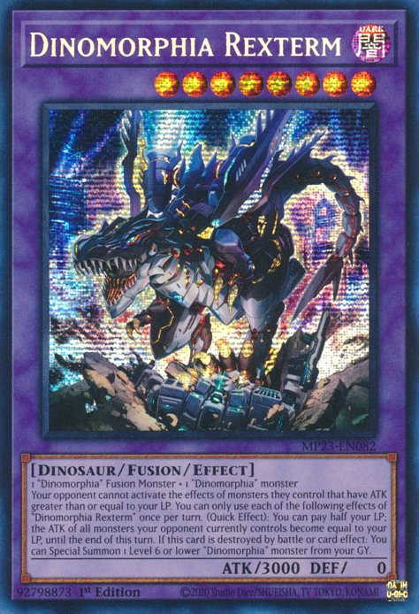 Dinomorphia Rexterm [MP23-EN082] Prismatic Secret Rare | Dragon's Lair Comics and Fantasy Houston TX