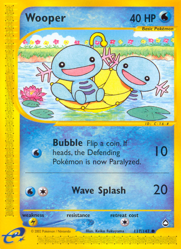 Wooper (117/147) [Aquapolis] | Dragon's Lair Comics and Fantasy Houston TX