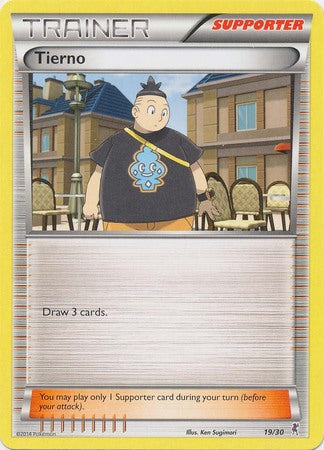 Tierno (19/30) [XY: Trainer Kit 1 - Bisharp] | Dragon's Lair Comics and Fantasy Houston TX