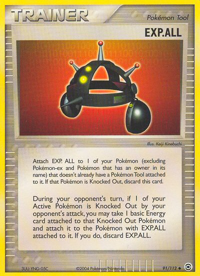 EXP.ALL (91/112) [EX: FireRed & LeafGreen] | Dragon's Lair Comics and Fantasy Houston TX