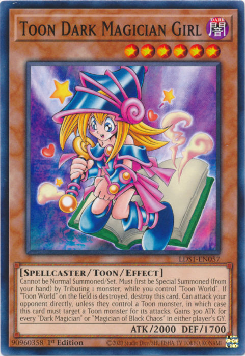 Toon Dark Magician Girl [LDS1-EN057] Common | Dragon's Lair Comics and Fantasy Houston TX