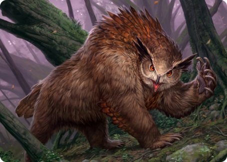 Owlbear Art Card [Dungeons & Dragons: Adventures in the Forgotten Realms Art Series] | Dragon's Lair Comics and Fantasy Houston TX