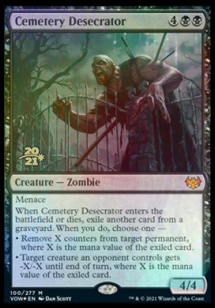 Cemetery Desecrator [Innistrad: Crimson Vow Prerelease Promos] | Dragon's Lair Comics and Fantasy Houston TX