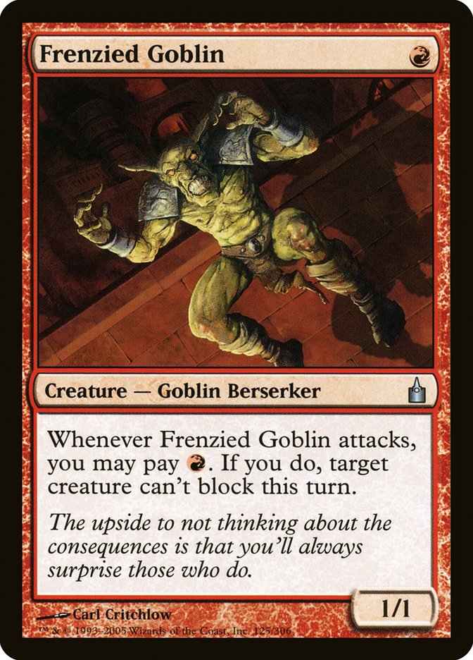 Frenzied Goblin [Ravnica: City of Guilds] | Dragon's Lair Comics and Fantasy Houston TX