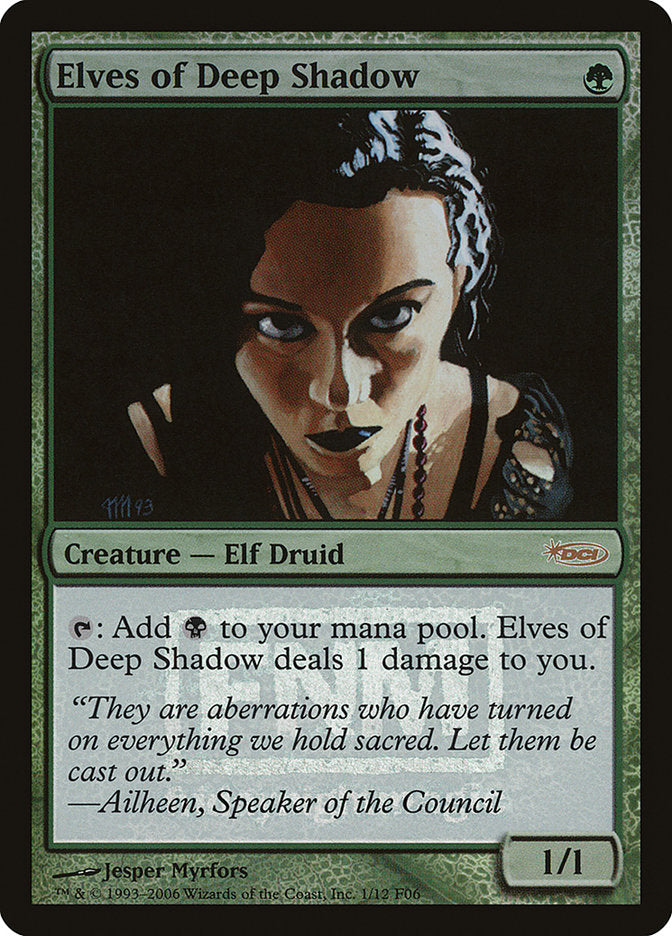 Elves of Deep Shadow [Friday Night Magic 2006] | Dragon's Lair Comics and Fantasy Houston TX