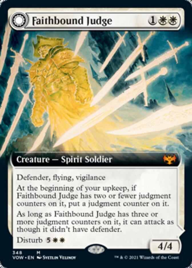 Faithbound Judge // Sinner's Judgment (Extended Art) [Innistrad: Crimson Vow] | Dragon's Lair Comics and Fantasy Houston TX