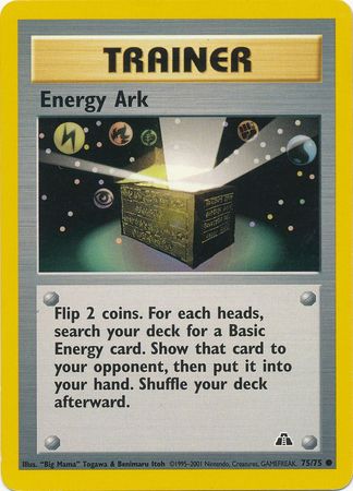 Energy Ark (75/75) [Neo Discovery Unlimited] | Dragon's Lair Comics and Fantasy Houston TX