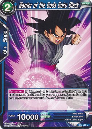 Warrior of the Gods Goku Black (BT2-055) [Union Force] | Dragon's Lair Comics and Fantasy Houston TX