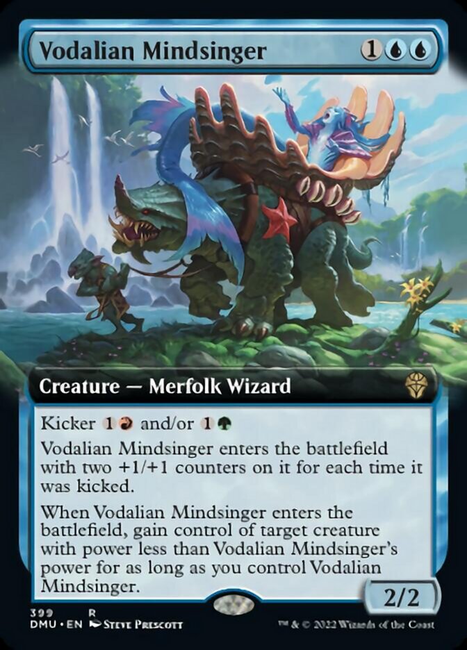 Vodalian Mindsinger (Extended Art) [Dominaria United] | Dragon's Lair Comics and Fantasy Houston TX