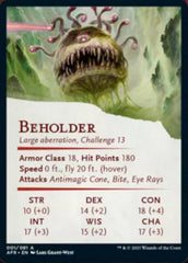 Beholder Art Card [Dungeons & Dragons: Adventures in the Forgotten Realms Art Series] | Dragon's Lair Comics and Fantasy Houston TX