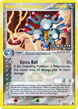 Holon's Magneton (22/113) (Stamped) [EX: Delta Species] | Dragon's Lair Comics and Fantasy Houston TX