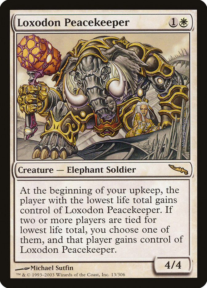 Loxodon Peacekeeper [Mirrodin] | Dragon's Lair Comics and Fantasy Houston TX