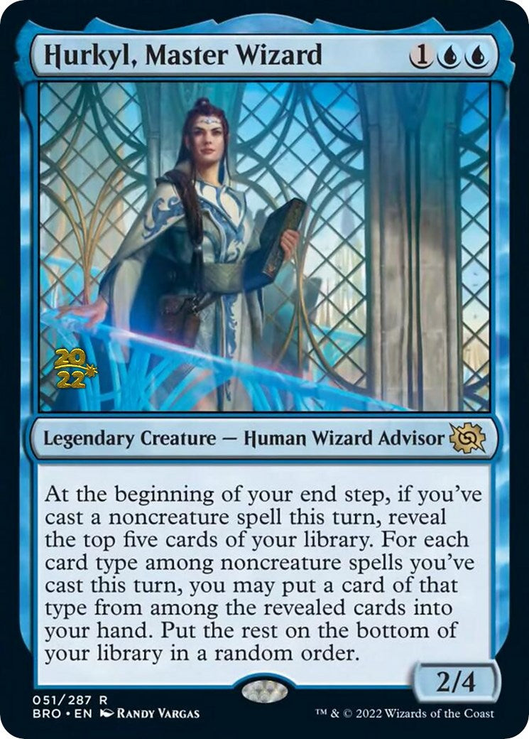 Hurkyl, Master Wizard [The Brothers' War Prerelease Promos] | Dragon's Lair Comics and Fantasy Houston TX