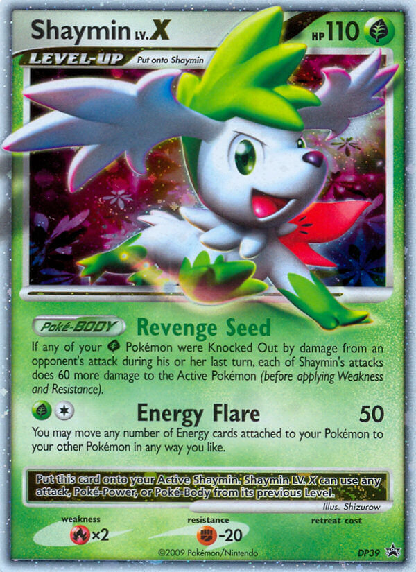 Shaymin LV.X (DP39) [Diamond & Pearl: Black Star Promos] | Dragon's Lair Comics and Fantasy Houston TX