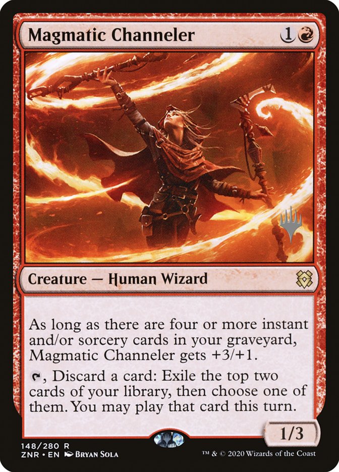 Magmatic Channeler (Promo Pack) [Zendikar Rising Promos] | Dragon's Lair Comics and Fantasy Houston TX