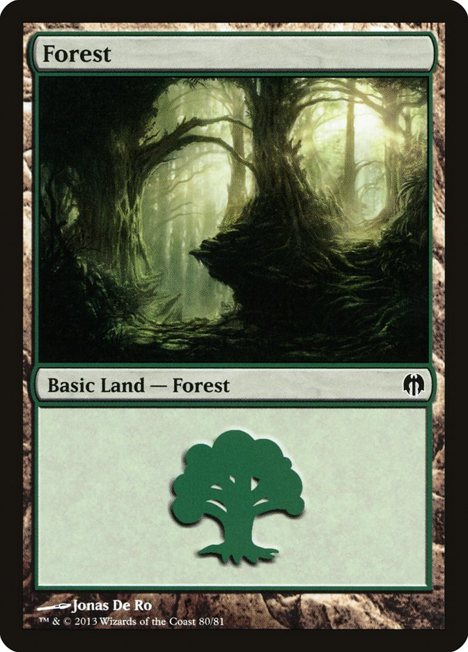 Forest (80) [Duel Decks: Heroes vs. Monsters] | Dragon's Lair Comics and Fantasy Houston TX