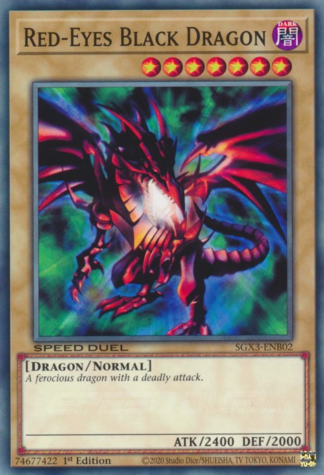 Red-Eyes Black Dragon [SGX3-ENB02] Common | Dragon's Lair Comics and Fantasy Houston TX