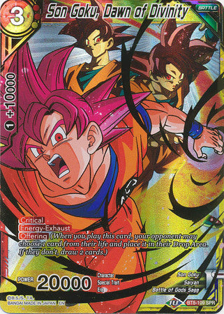 Son Goku, Dawn of Divinity (SPR) (BT8-109) [Malicious Machinations] | Dragon's Lair Comics and Fantasy Houston TX