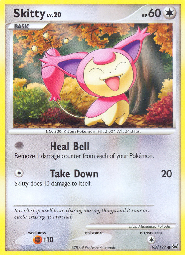 Skitty (93/127) [Platinum: Base Set] | Dragon's Lair Comics and Fantasy Houston TX