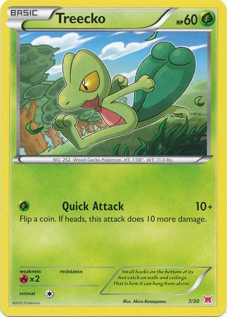 Treecko (7/30) [XY: Trainer Kit 2 - Latias] | Dragon's Lair Comics and Fantasy Houston TX