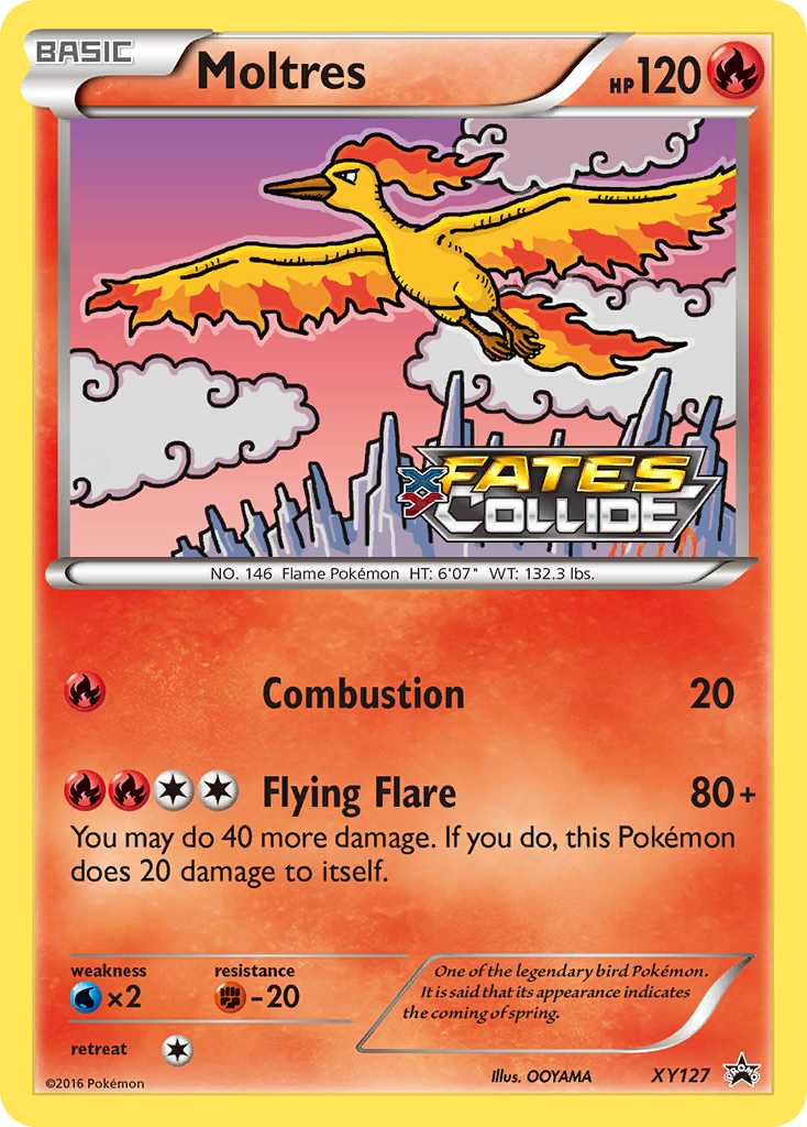 Moltres (XY127) [XY: Black Star Promos] | Dragon's Lair Comics and Fantasy Houston TX