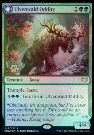 Ulvenwald Oddity // Ulvenwald Behemoth [Innistrad: Crimson Vow Prerelease Promos] | Dragon's Lair Comics and Fantasy Houston TX