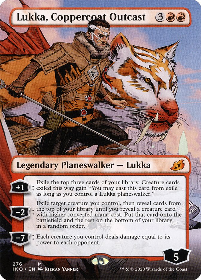 Lukka, Coppercoat Outcast (Borderless) [Ikoria: Lair of Behemoths] | Dragon's Lair Comics and Fantasy Houston TX