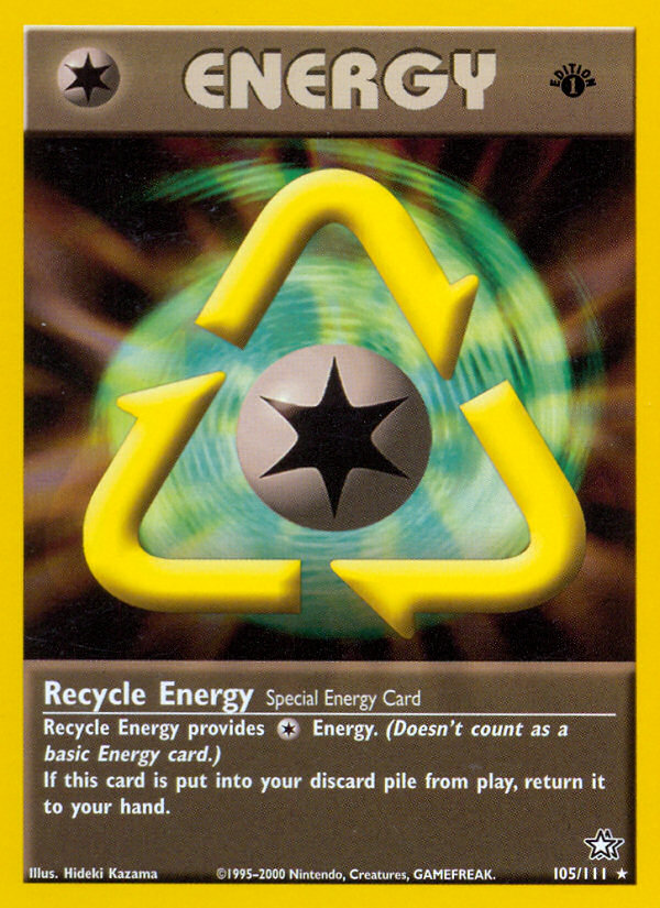 Recycle Energy (105/111) [Neo Genesis 1st Edition] | Dragon's Lair Comics and Fantasy Houston TX