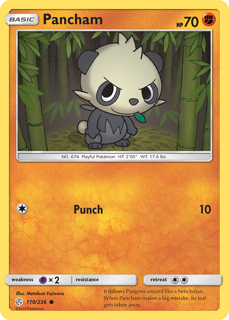 Pancham (119/236) [Sun & Moon: Cosmic Eclipse] | Dragon's Lair Comics and Fantasy Houston TX