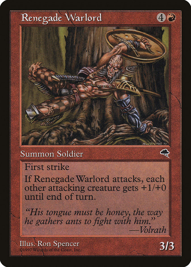 Renegade Warlord [Tempest] | Dragon's Lair Comics and Fantasy Houston TX