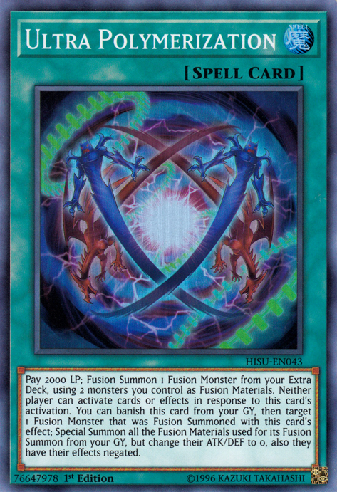 Ultra Polymerization [HISU-EN043] Super Rare | Dragon's Lair Comics and Fantasy Houston TX