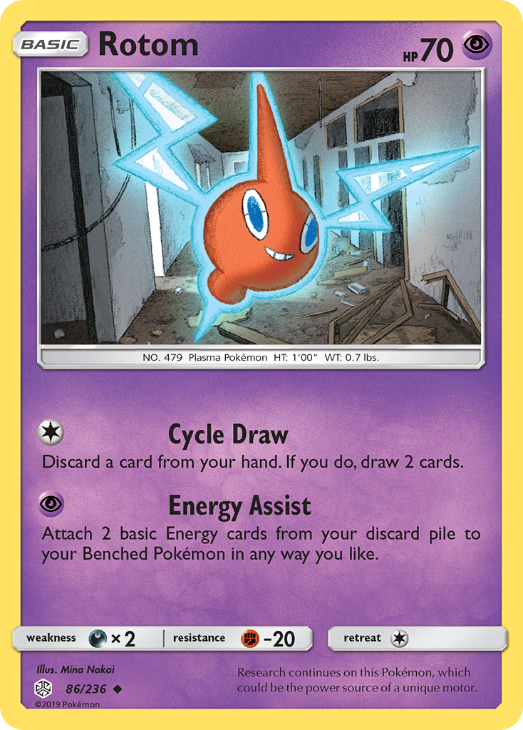 Rotom (86/236) [Sun & Moon: Cosmic Eclipse] | Dragon's Lair Comics and Fantasy Houston TX