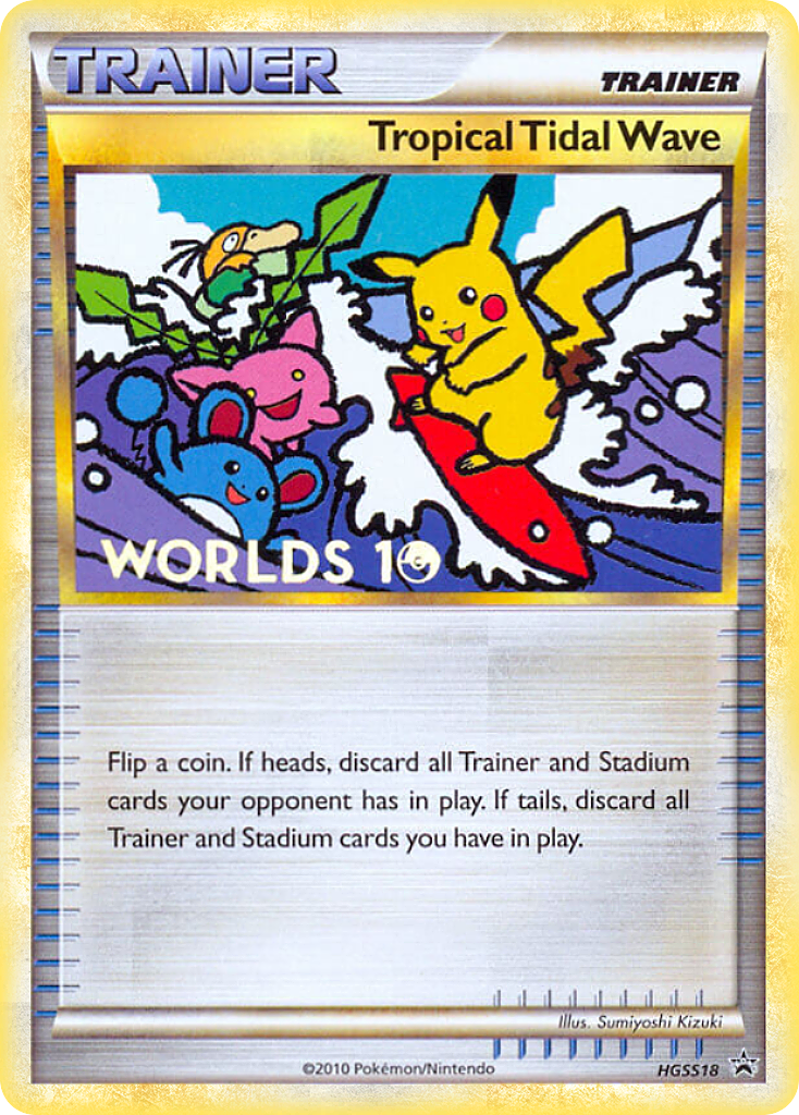 Tropical Tidal Wave (HGSS18) [HeartGold & SoulSilver: Black Star Promos] | Dragon's Lair Comics and Fantasy Houston TX