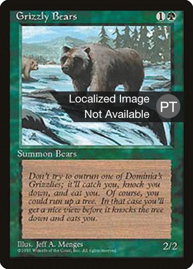 Grizzly Bears [Fourth Edition (Foreign Black Border)] | Dragon's Lair Comics and Fantasy Houston TX