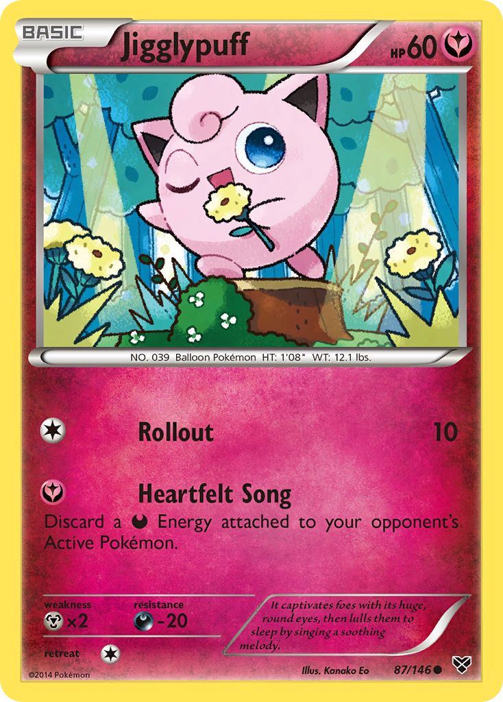 Jigglypuff (87/146) [XY: Base Set] | Dragon's Lair Comics and Fantasy Houston TX