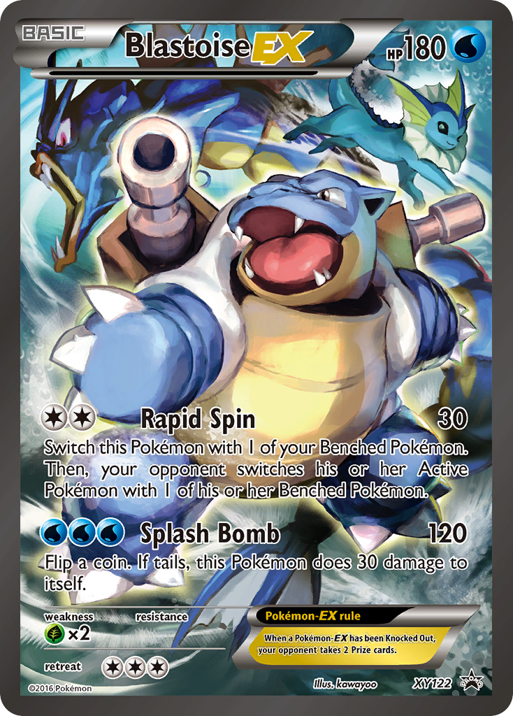 Blastoise EX (XY122) [XY: Black Star Promos] | Dragon's Lair Comics and Fantasy Houston TX