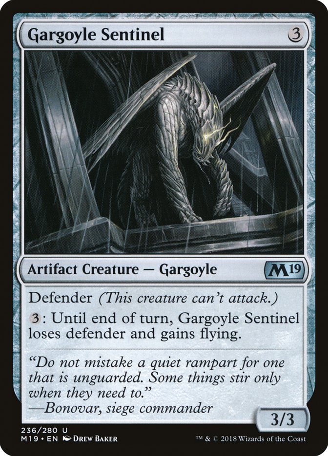 Gargoyle Sentinel [Core Set 2019] | Dragon's Lair Comics and Fantasy Houston TX