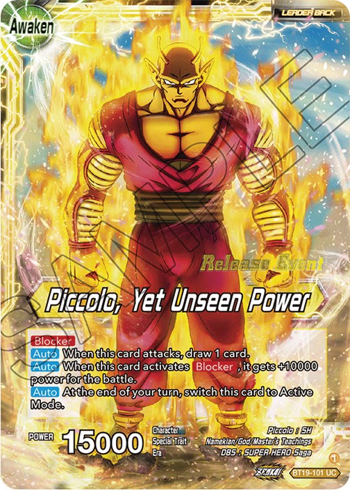 Piccolo // Piccolo, Yet Unseen Power (Fighter's Ambition Holiday Pack) (BT19-101) [Tournament Promotion Cards] | Dragon's Lair Comics and Fantasy Houston TX