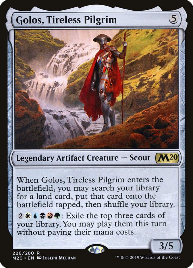 Golos, Tireless Pilgrim [Core Set 2020] | Dragon's Lair Comics and Fantasy Houston TX