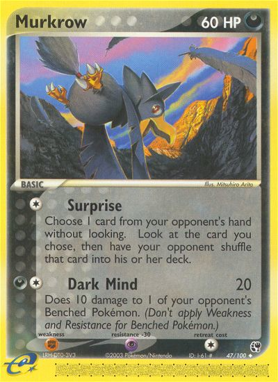 Murkrow (47/100) [EX: Sandstorm] | Dragon's Lair Comics and Fantasy Houston TX